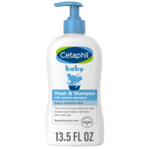 Read more about the article Cetaphil Baby Wash & Shampoo with Organic Calendula ,Tear Free , Paraben, Colorant and Mineral Oil Free , 13.5 Fl. Oz