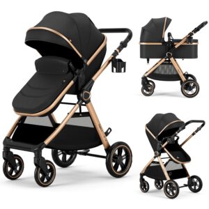 Read more about the article 2 in 1 Baby Stroller, Convertible Bassinet Pushchair for Infants and Newborns 0-36 Months