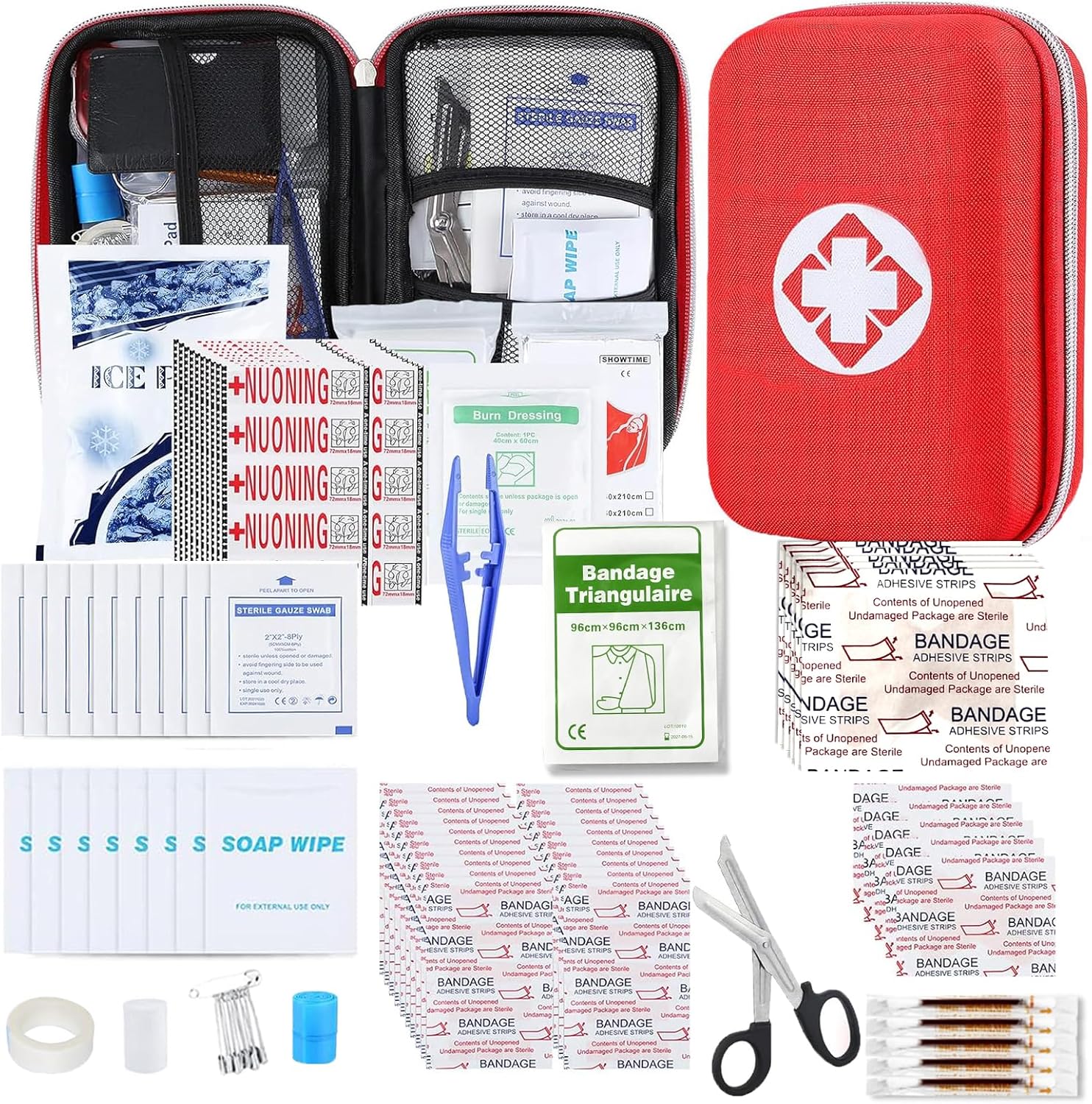 Read more about the article 276PCS First Aid Kit Home Car Camping Hiking Emergency Supplies Small Compact Lovely Bag for School Outdoor, Basic Outdoor Essentials Survival Kit for Travel AMORNING