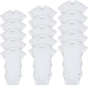 Read more about the article Gerber Baby-Girls 15 Piece Onesies Bodysuit Multi Size Pack