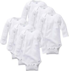 Read more about the article Gerber unisex-baby Multi-pack Long-sleeve Onesies Bodysuit Mitten Cuff Sizes