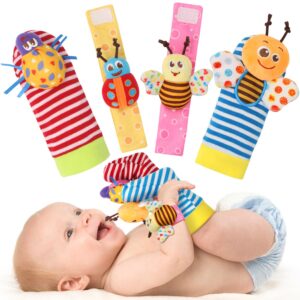 Read more about the article Bloobloomax Baby Rattles Toys for 0-12 Month, Infant Girl Boy Toys for Babies 3-6 Months, Newborn Hand & Foot Toys for 0 to 9 Months, Baby Shower Gifts Set with Wrist Rattle Socks