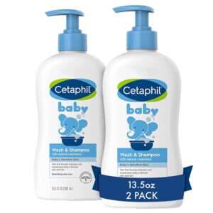 Read more about the article Cetaphil Baby Wash & Shampoo, 13.5oz Pack of 2, Hypoallergenic, Gentle Enough for Everyday Use, Soap Free