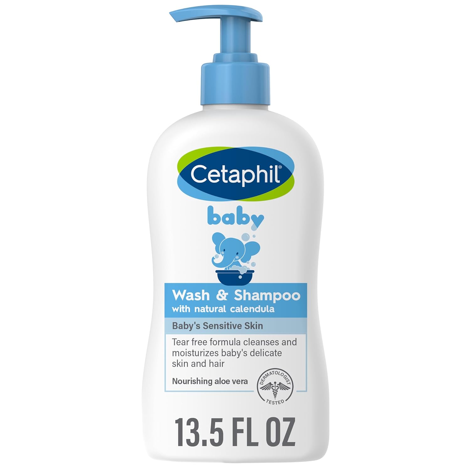 You are currently viewing Cetaphil Baby Wash & Shampoo with Organic Calendula ,Tear Free , Paraben, Colorant and Mineral Oil Free , 13.5 Fl. Oz