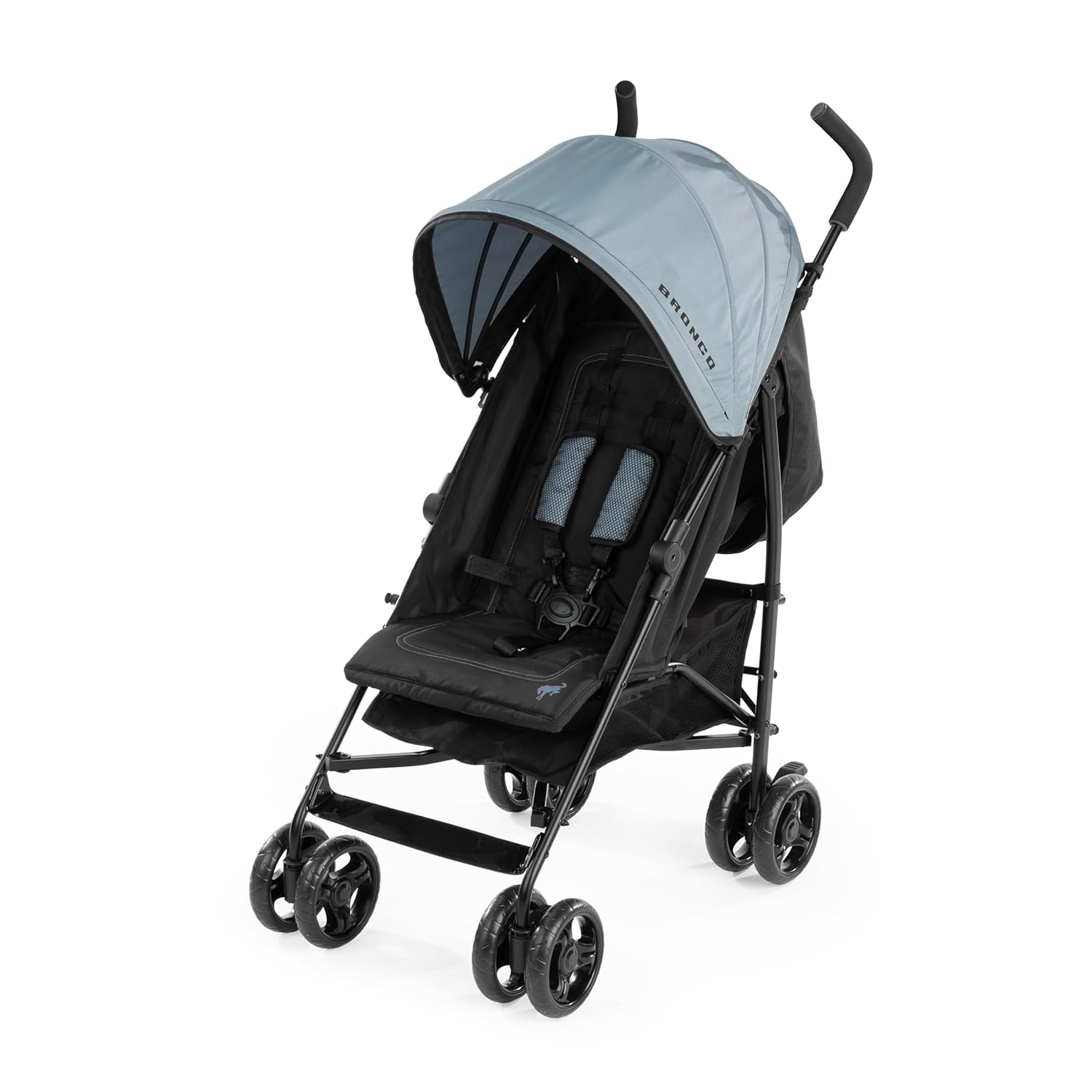 Read more about the article Ford Bronco HighGear Stroller by Bright Starts, Lightweight Foldable Stroller with Sport Details, Large Storage Basket, Anti-Shock & Lockable Wheels, Unisex Area 51 Blue/Green