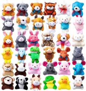 Read more about the article JOYIN 36 Pack Mini Animal Plush Toy Assortment (36 Units 3″ Each),Bulk Stuffed Animals Party Favors for Kids, Small Animals Plush Keychain Decoration, Carnival Prizes, Valentine’s Day Party Favors