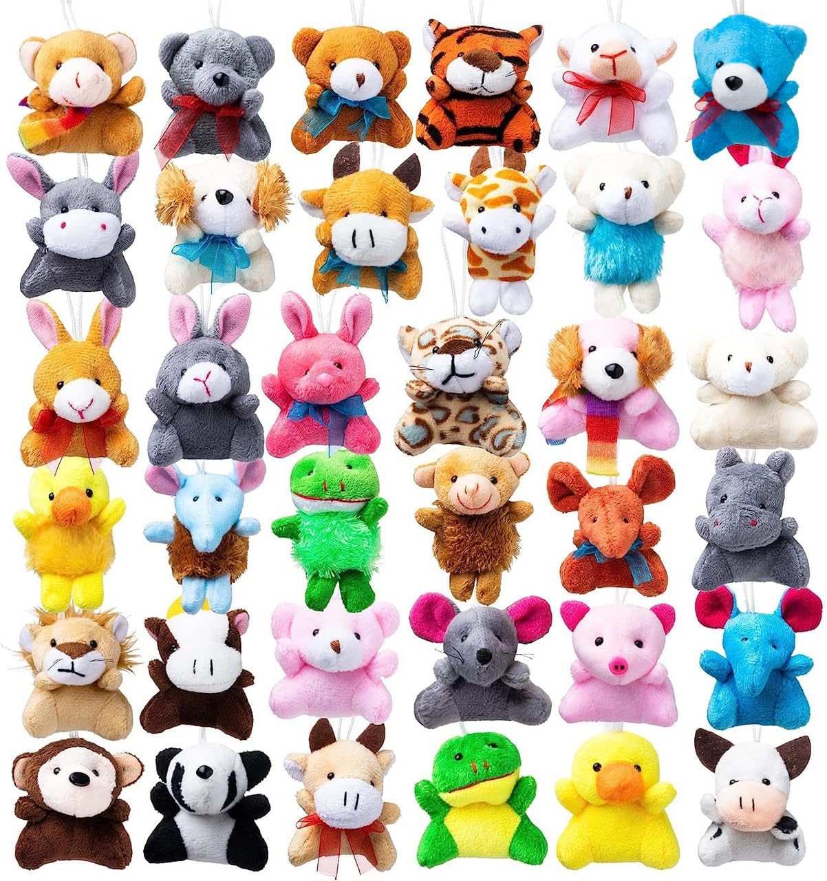 You are currently viewing JOYIN 36 Pack Mini Animal Plush Toy Assortment (36 Units 3″ Each),Bulk Stuffed Animals Party Favors for Kids, Small Animals Plush Keychain Decoration, Carnival Prizes, Valentine’s Day Party Favors