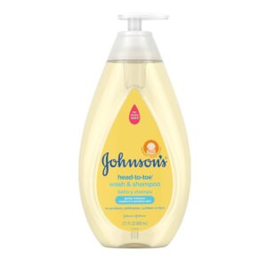 Read more about the article Johnson’s Head-to-Toe Gentle Tear-Free Baby & Newborn Wash & Shampoo, Sulfate-, Paraben- Phthalate- & Dye-Free, Hypoallergenic Wash for Sensitive Skin & Hair, 27.1 fl. Oz