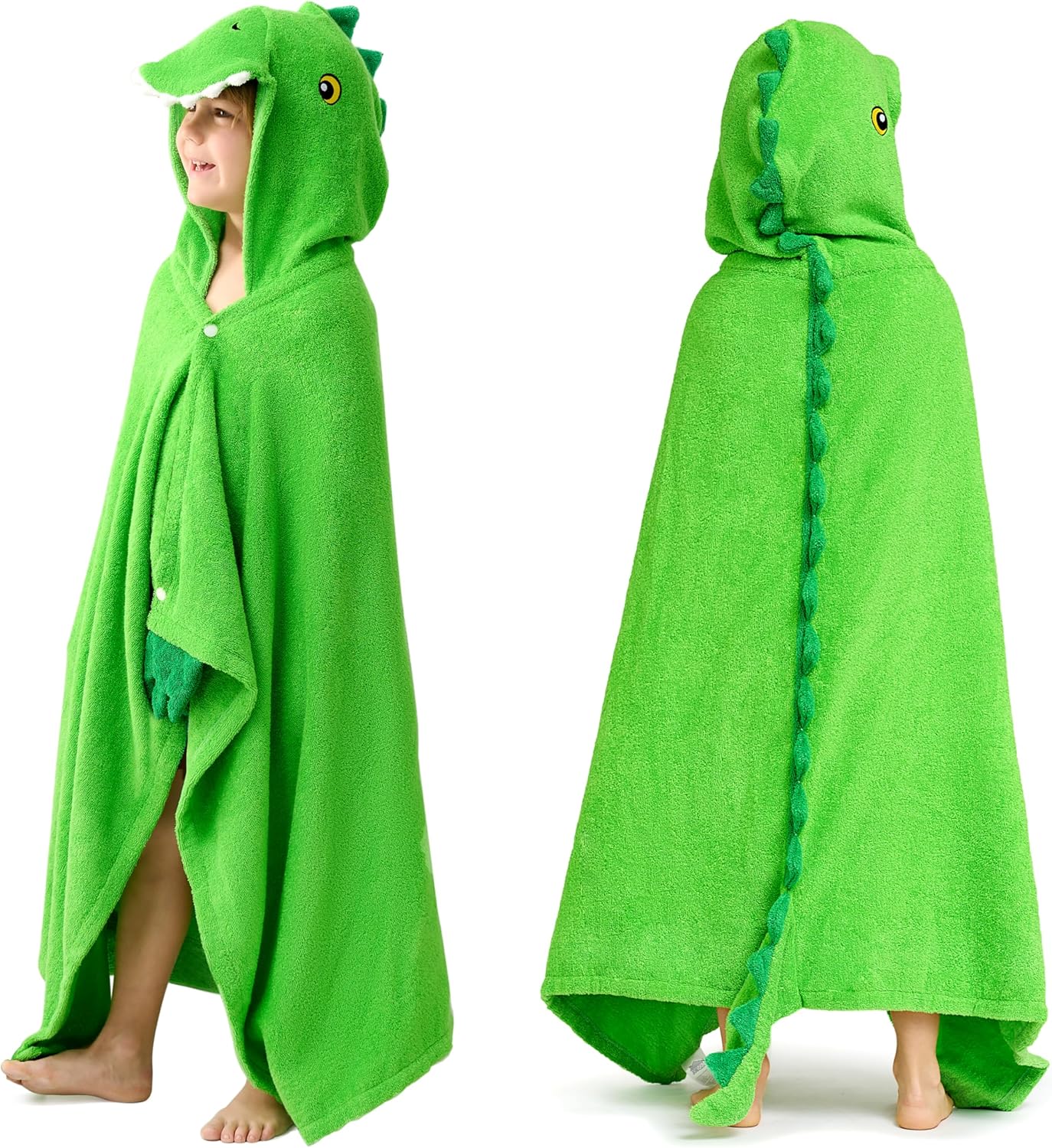 Read more about the article Joiedomi Dinosaur Hooded Towel for Kids – Soft 100% Cotton Bath Beach Towel – 30″ x 50″ for Kids 3-10 Years – Toddler Pool Towel with Hood – Absorbent Swim Towel Poncho for Boys Girls