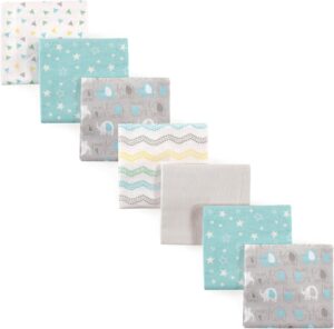 Read more about the article Luvable Friends Unisex Baby Cotton Flannel Receiving Blankets, Basic Elephant 7-Pack, One Size