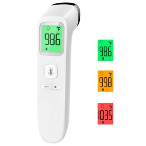 Read more about the article No-Touch Thermometer for Adults and Kids, Fast Accurate Digital Thermometer with Fever Alarm & Silent Mode, FSA HSA Eligible, Easy-to-use, Forehead Thermometer for Babies, Kids & Elderly