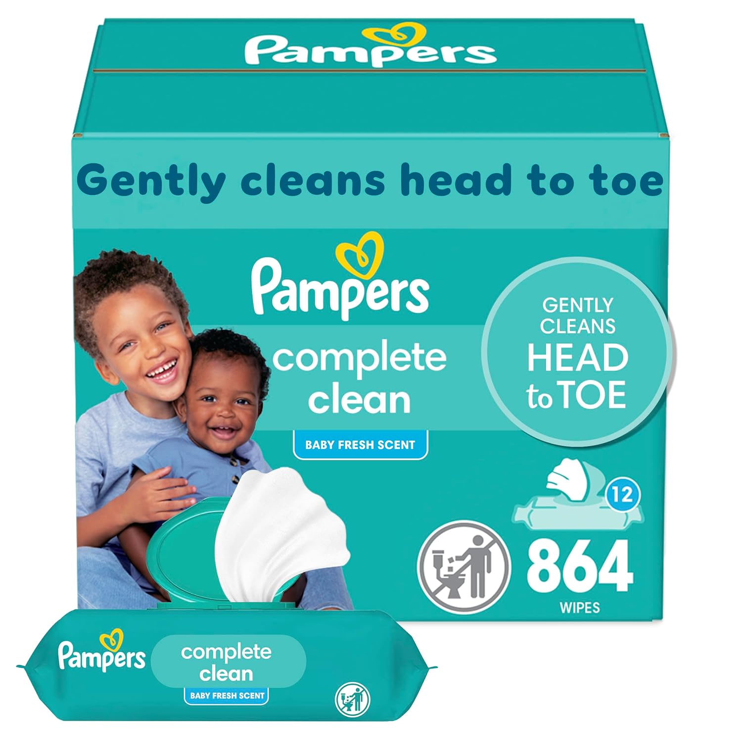 You are currently viewing Pampers Baby Clean Wipes, Baby Fresh Scented Baby Wipes, 864 Baby Wipes Total (12 Flip-Top Packs)