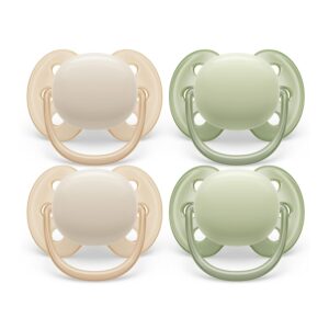 Read more about the article Philips Avent Ultra Soft Pacifier – 4 x Soft and Flexible Baby Pacifiers for Babies Aged 0-6 Months, BPA Free with Sterilizer Carry Case, SCF091/23