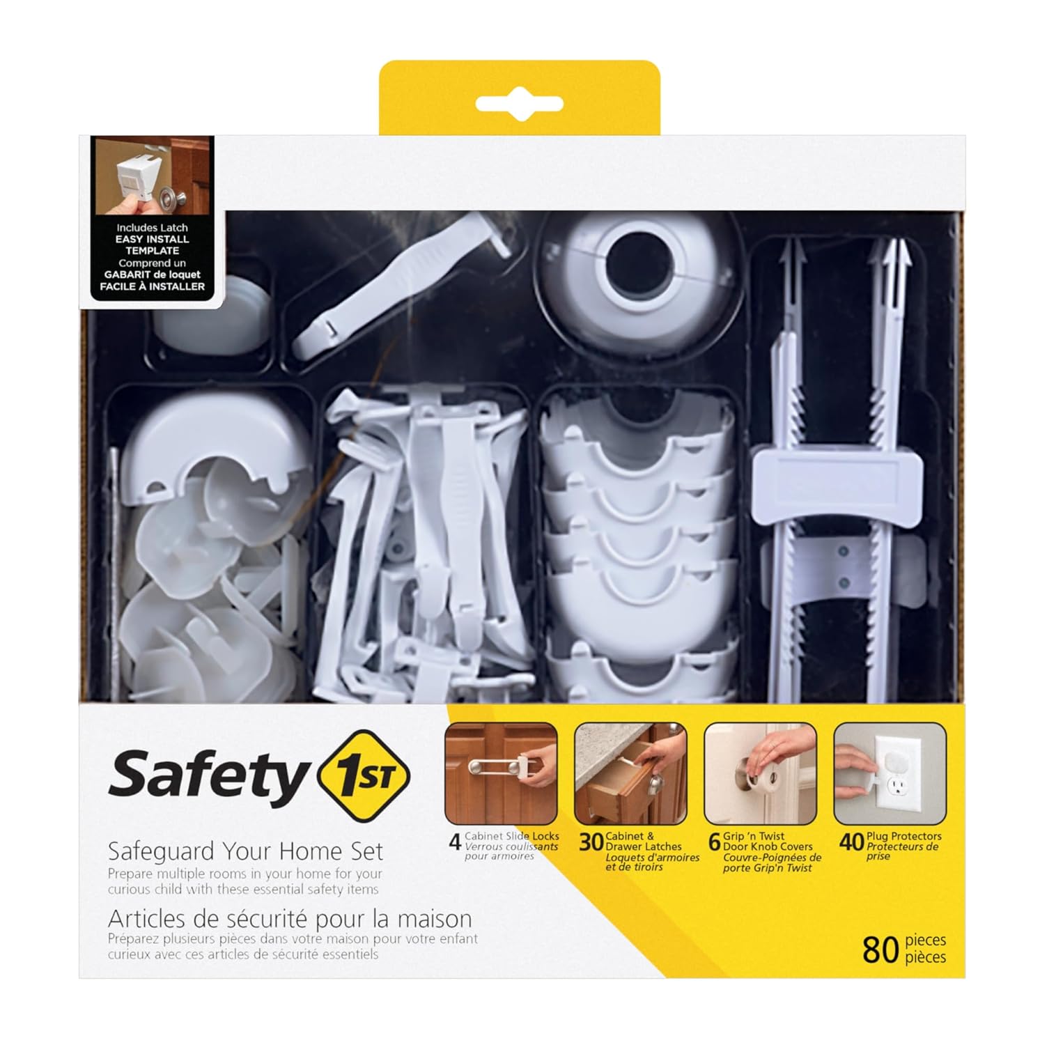 You are currently viewing Safety 1st Home Safeguarding and Childproofing Set (80 Pcs), White