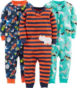 Read more about the article Simple Joys by Carter’s Kids’ 3-Pack Snug Fit Footless Cotton Pajamas