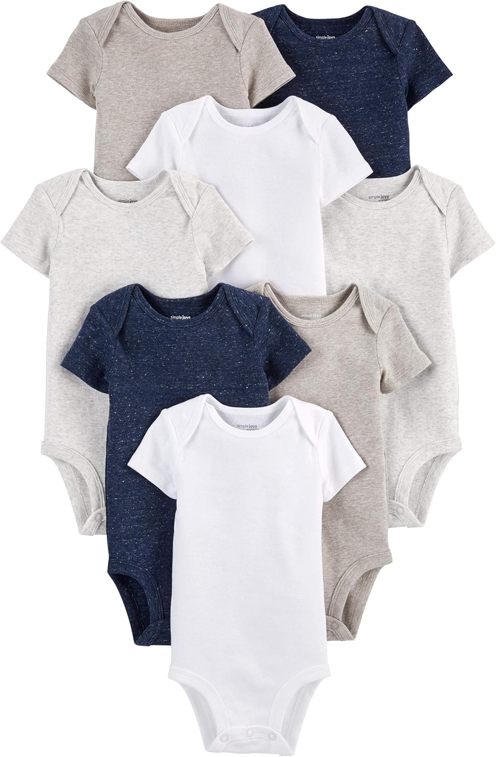 Read more about the article Simple Joys by Carter’s unisex-baby 8-pack Short-sleeve Bodysuit