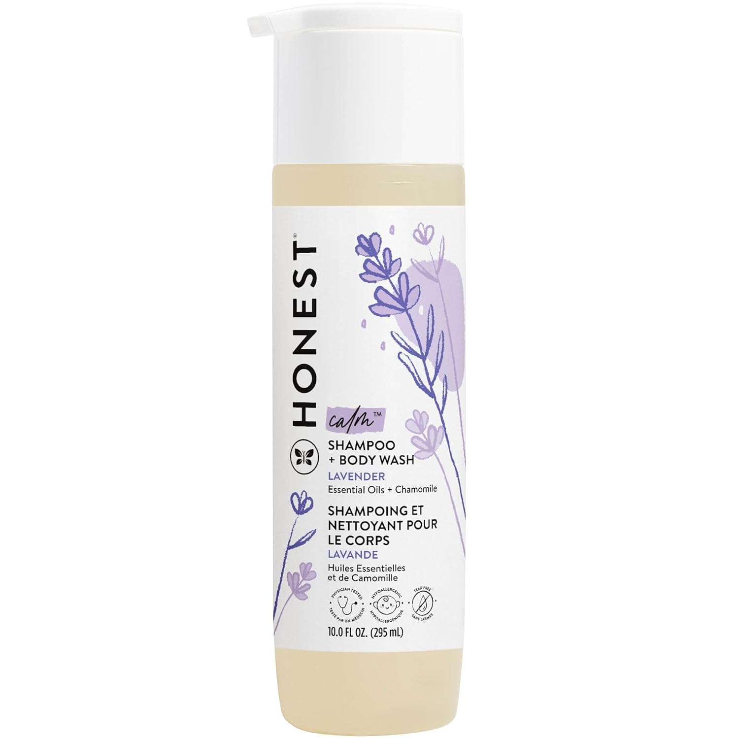 You are currently viewing The Honest Company 2-in-1 Cleansing Shampoo + Body Wash | Gentle for Baby | Naturally Derived, Tear-free, Hypoallergenic | Lavender Calm, 10 fl oz