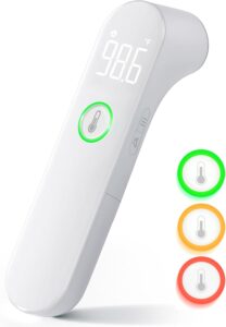 Read more about the article Thermometer for Adults and Kids, Fast Accurate Baby Thermometer, FSA HSA Eligible, Fever Alarm & Mute Mode, Baby Essentials – Lifetime Support