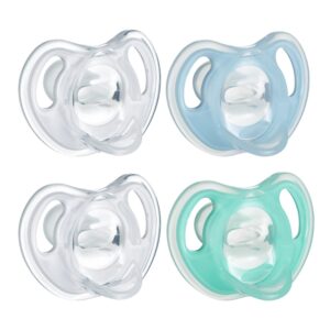 Read more about the article Tommee Tippee Ultra-light Silicone Pacifier, Symmetrical One-Piece Design, BPA-Free Silicone Binkies, 6-18 months, Pack of 4 Pacifiers