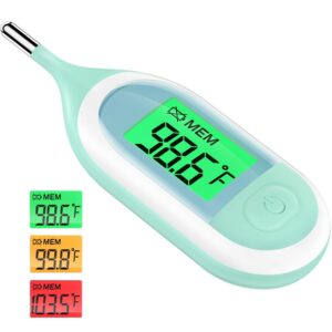 Read more about the article Baby Thermometer for Digital Rectal – Fast Accurate Infant Thermometer with Fever Alarm, LCD Display and Memory Function