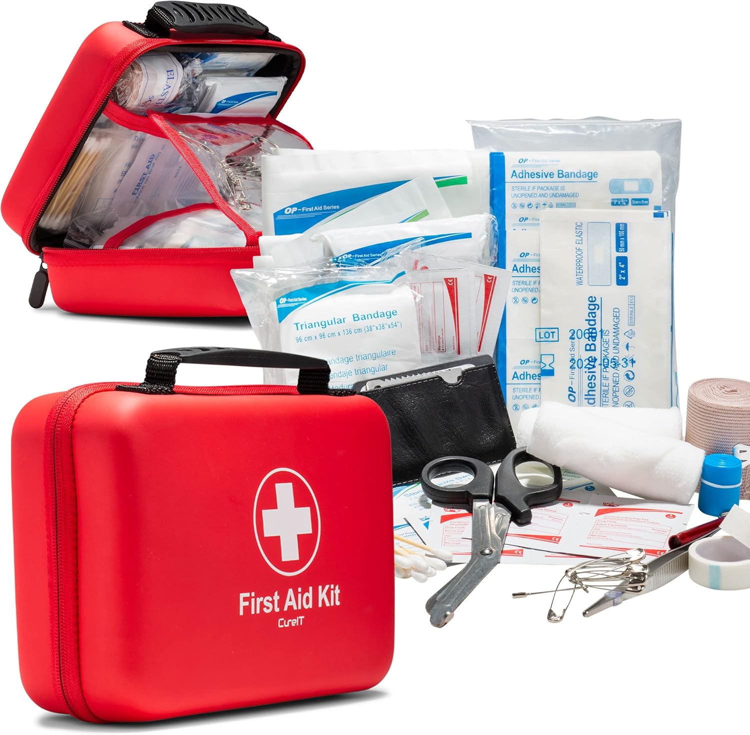 Read more about the article First Aid Kit 230 Piece, Waterproof, All Purpose Use Outdoor, Indoor, Car, Hiking, Office, Kitchen,