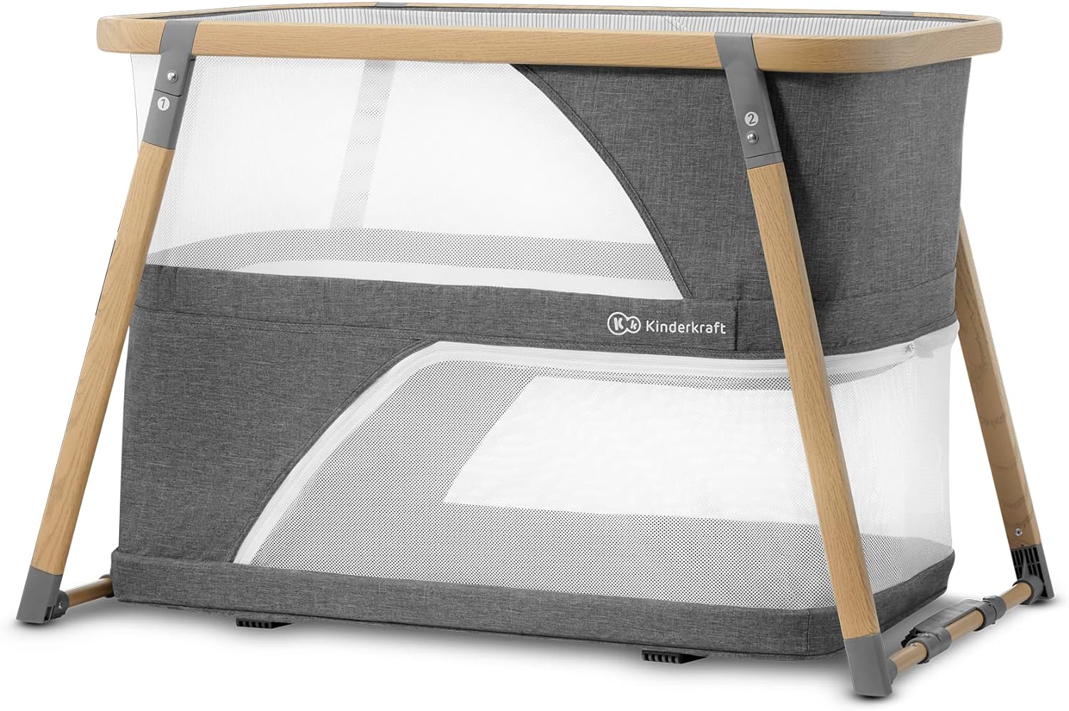 You are currently viewing Kinderkraft Sofi Portable Travel Crib for Baby, Convertible Sleeping Cot 4 in 1 with Easy to Pack Playpen, Comfortable Bassinet Mattress and an Additional Cradle Function