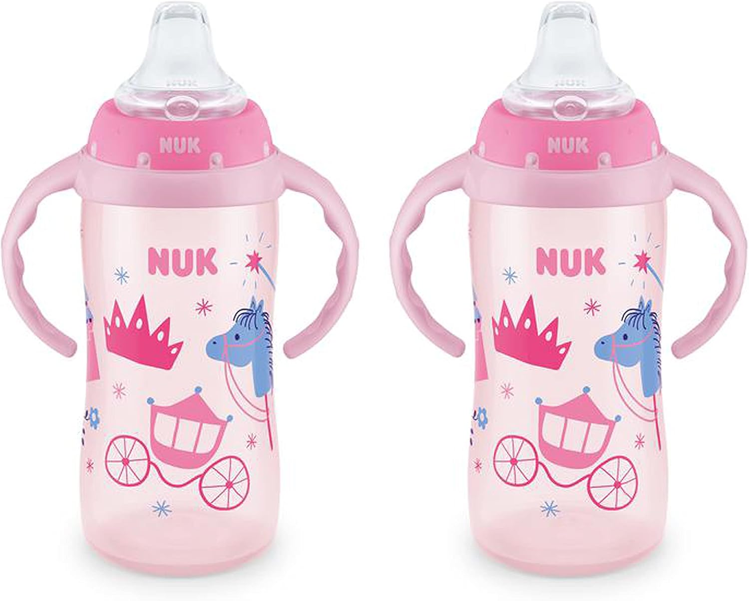 Read more about the article NUK Learner Cup, 10 oz, 8+ Months, 2 Count – BPA Free, Spill Proof Sippy Cup