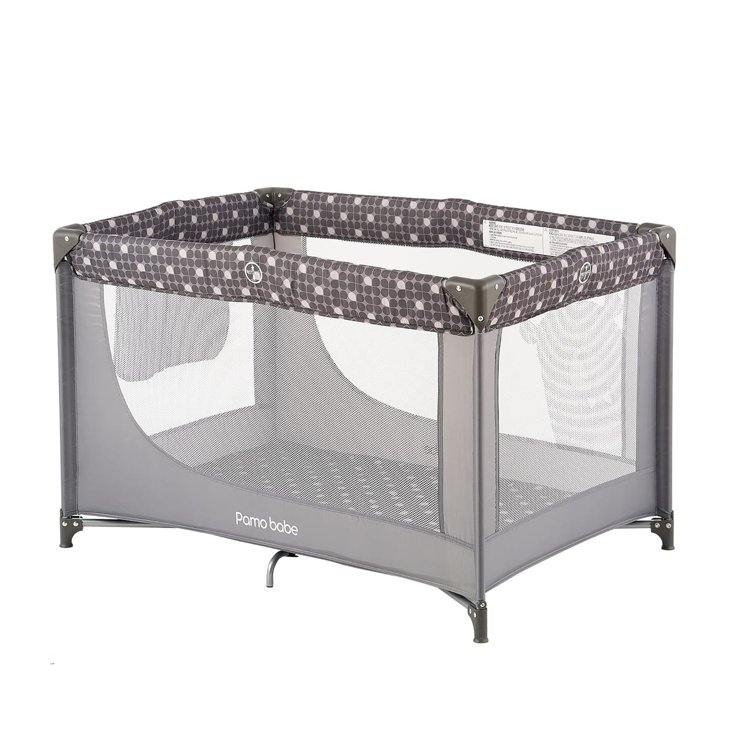 Read more about the article Pamo Babe Portable Crib Baby Playpen with Mattress and Carry Bag (Grey)