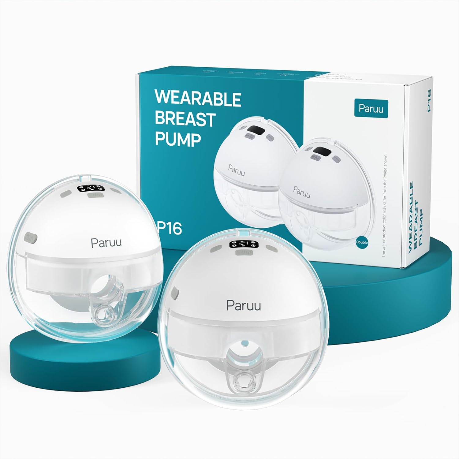 Read more about the article Paruu P16 Hands-Free Wearable Breast Pump, Electric Breast Pump Strong Suction, Low Noise, 4 Modes & 12 Levels, Portable Breast Pump – 19/21/24mm Insert/Flange, 2 Pack (White)