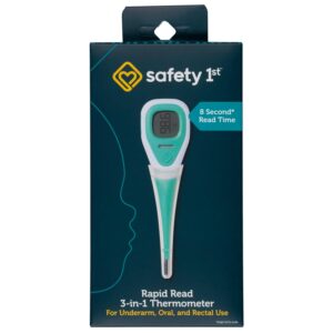 Read more about the article Safety 1st Rapid Read 3-In-1 Thermometer, Aqua, One Size