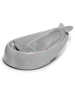 Read more about the article Skip Hop Baby Bath Tub, 3-Stage Smart Sling Tub, Moby, Grey