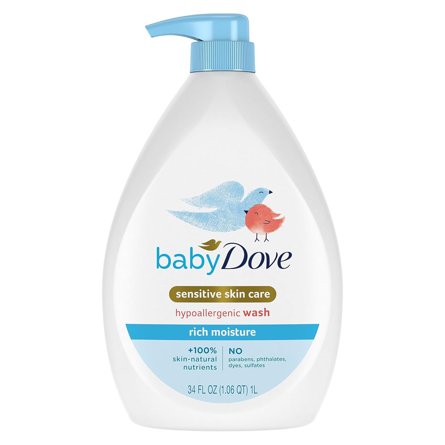 You are currently viewing Baby Dove Sensitive Skin Care Baby Wash Rich Moisture For Baby Bath Time Tear-Free and Hypoallergenic 34 oz