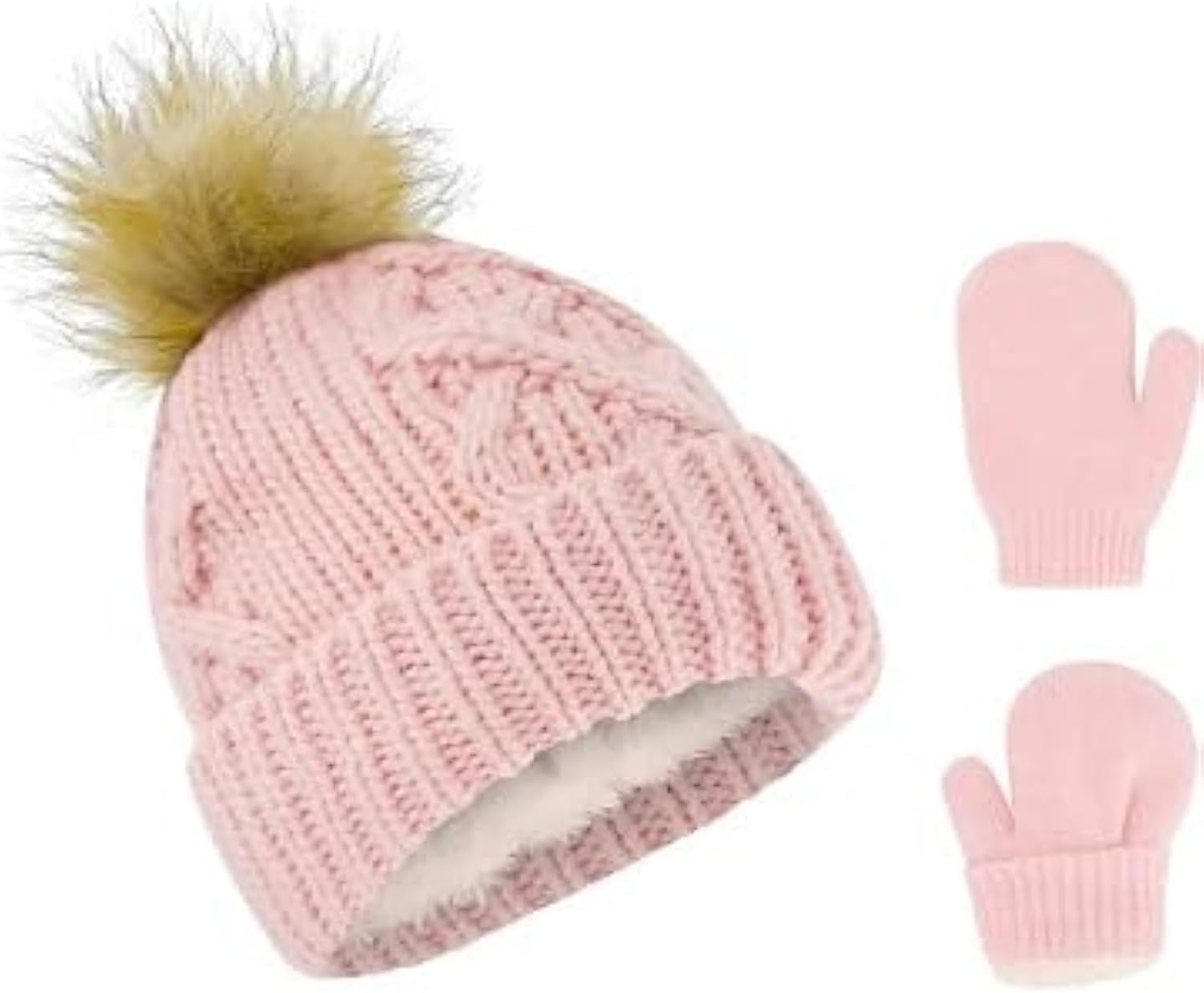 Read more about the article Baby Hats Newborn – Toddler Winter Baby Hat and Mitten Set Boy and Girls Baby Winter Hat Fleece Lined 0-6, 6-12, 12-24 Months