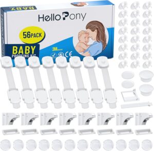 Read more about the article Baby Proofing Kit-Magnetic Cabinet Locks 8Locks+2Keys-Adjustable Safety Latches 8Pack-Clear Corner Protector for Baby 12pack-Clear Outlet Pulg Cover 24Pack …