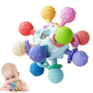 Read more about the article Baby Sensory Montessori Toy – Infant Teething Relief – Teethers for Newborn – Developmental Rattles Chew Toys Gifts for 0 3 6 9 12 18 Months Girl Boy -Toddler Travel Toy for 1 2 One Year Old