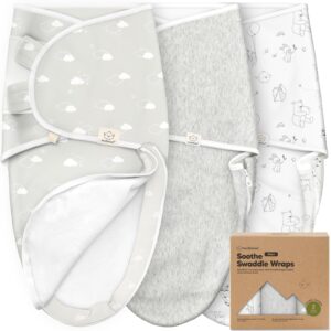 Read more about the article Baby Swaddle Sleep Sacks with Zipper – 3-Pack Newborn Swaddle Sack, Baby Swaddles Sleep Sack 0-3 Months, Wearable Blanket Baby, Baby Swaddle Blanket Wrap, Swaddle Sack, Easy Change Swaddle (Aspire)