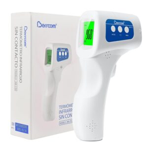 Read more about the article Berrcom Non Contact Forehead Thermometer Digital No-Touch Infrared Thermometer 3 in 1 for Adults and Kids Fever Check Thermometer Temperature Gun for Baby