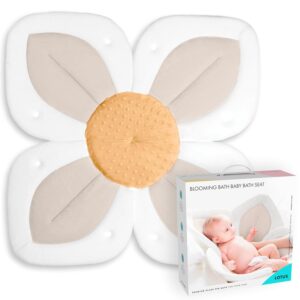 Read more about the article Blooming Bath Baby Bath Seat – Baby Tubs for Newborn Infants to Toddler 0 to 6 Months and Up – Baby Essentials Must Haves – The Original Washer-Safe Flower Seat (Lotus, Buttercream/Honey)