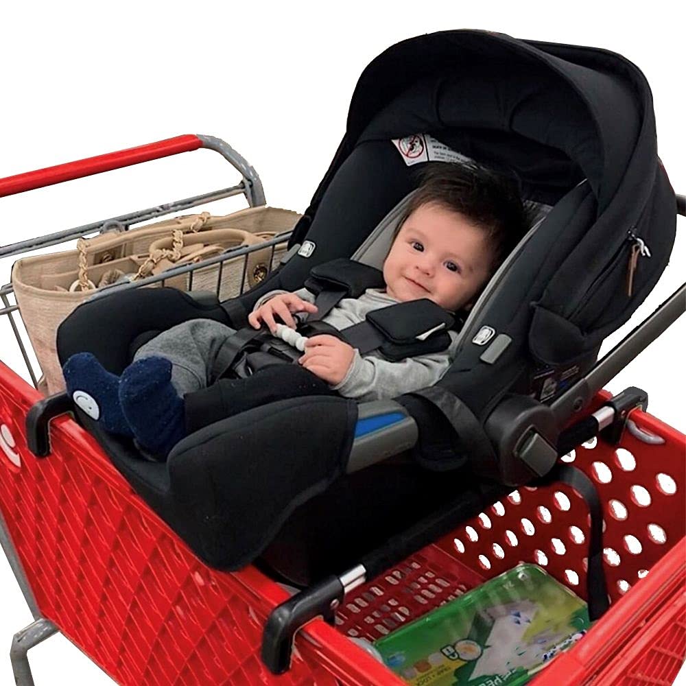 You are currently viewing Car Seat Carrier for Shopping Carts, Allows Babies, Newborns, Infants and Toddlers to Stay Snug or Sleeping in Car Seat While Parents Shop, As Seen on Shark Tank