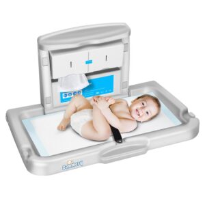 Read more about the article Commercial Baby Changing Station,Wall Mounted Baby Changing Station with Safety Strap,Wall Mounted Changing Table for Commercial Bathroom, Baby Changing Station That Makes Every Mother Happy