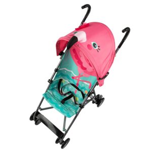 Read more about the article Cosco Character Umbrella Stroller, Easy to Store Anywhere with its Compact Umbrella fold, Pink Flamingo