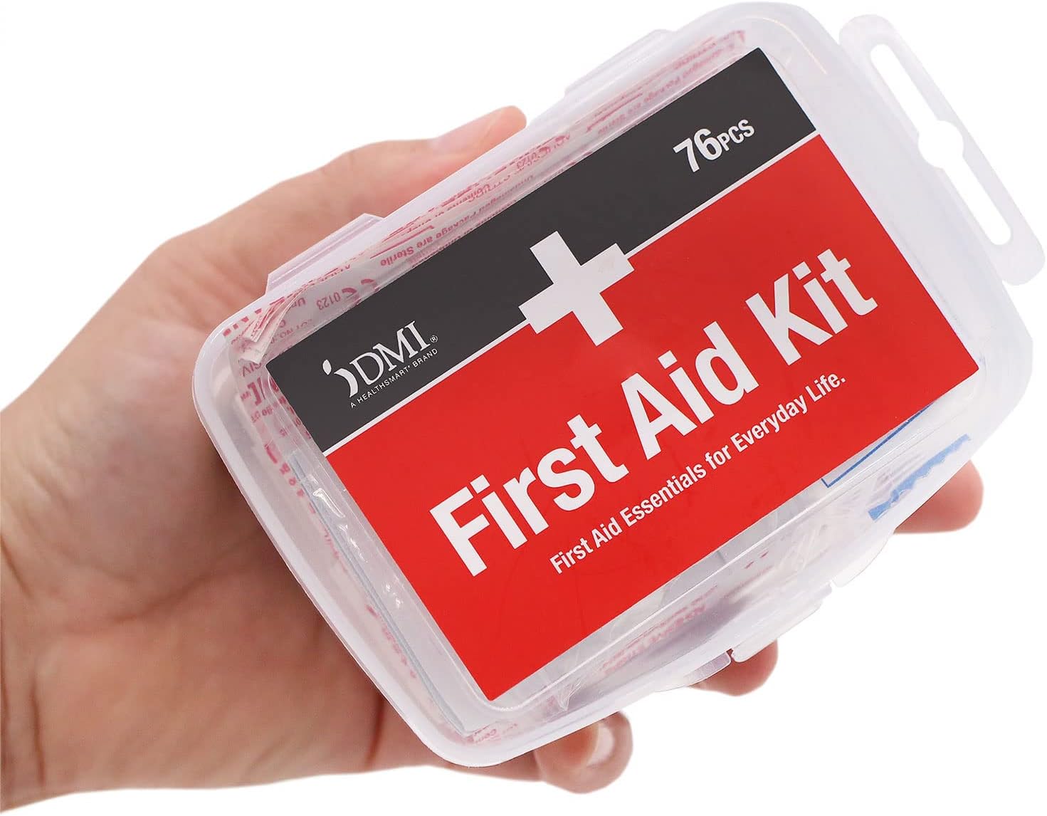 You are currently viewing DMI 76-Piece First-Aid Kit, All-Purpose Use for Minor Cuts and Scrapes, Durable Water-Resistant Case, Convenient and Portable, FSA & HSA Eligible