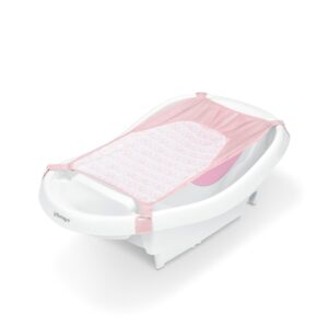 Read more about the article Ingenuity Comfy Clean Deluxe Newborn to Toddler Baby Bathtub, 3-in-1 with Removable Sling, Padded Backrest, 0-24 Months, Pink