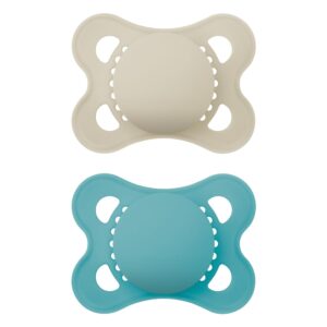 Read more about the article MAM Original Matte Baby Pacifier, Nipple Shape Helps Promote Healthy Oral Development, Sterilizer Case, Boy and Girl , 0-6 Months (2 Count)