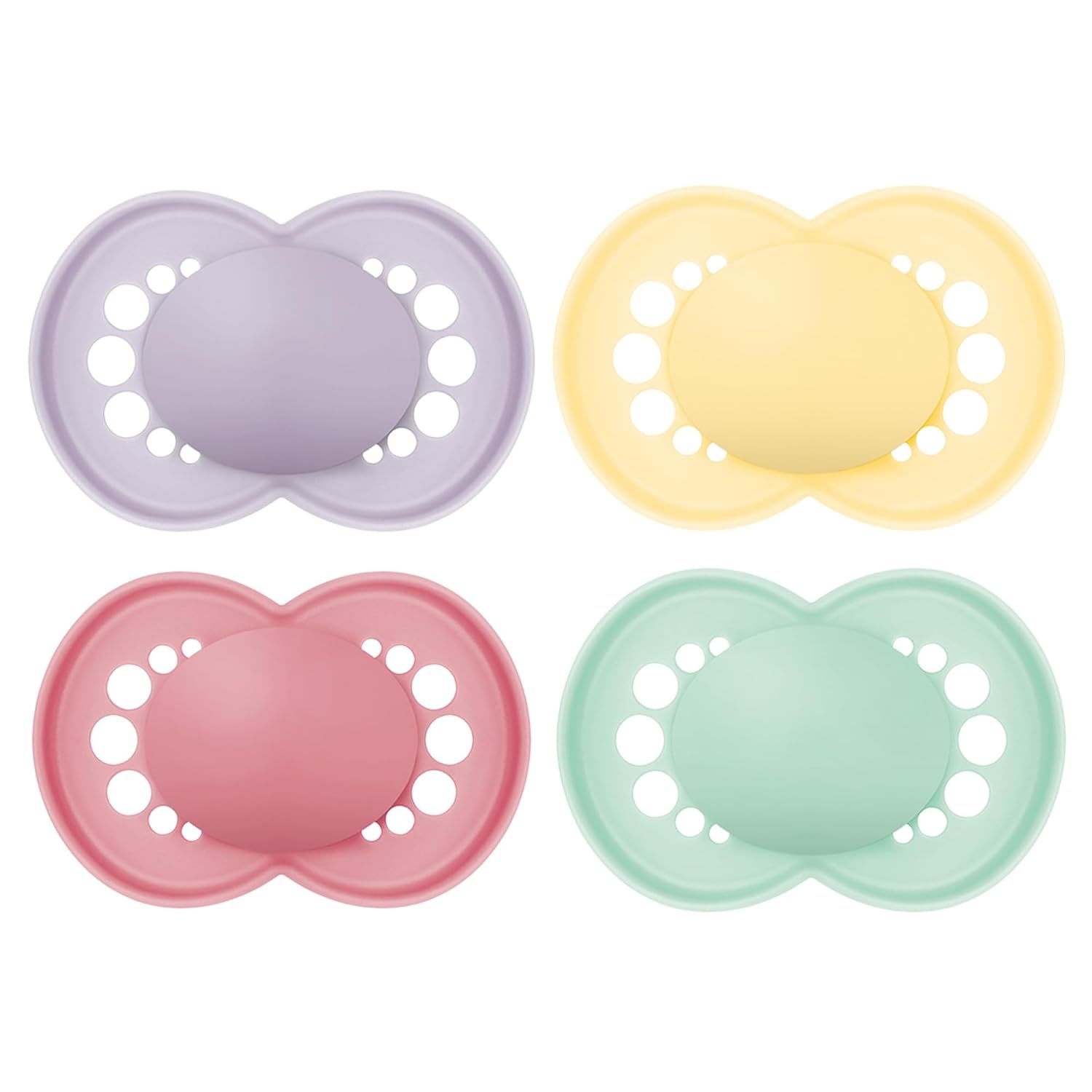 Read more about the article MAM Original Matte Baby Pacifier, Pink/Purple/Blue, 6-16 Months (4 Count)