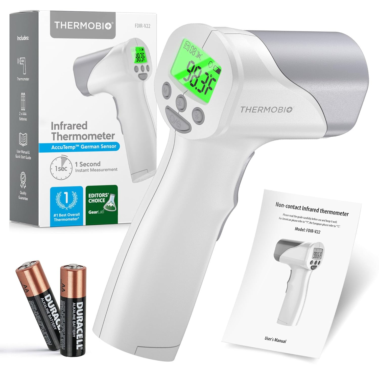 You are currently viewing Medical Grade FSA HSA Approved Heavy Duty Touchless Infrared Forehead Thermometer, for Adults & Baby Digital Thermometer Gun, 1s Instant Results