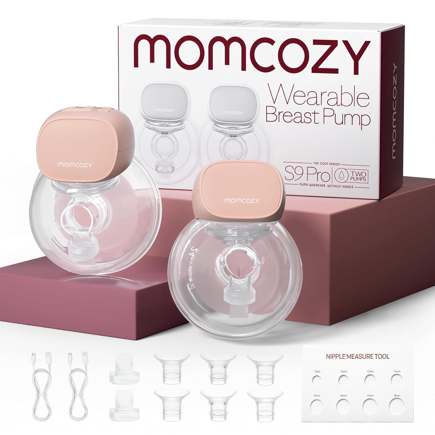 You are currently viewing Momcozy Hands Free Breast Pump S9 Pro Updated, Wearable Breast Pump of Longer Battery Life & LED Display, Double Portable Electric Breast Pump with 2 Modes & 9 Levels – 24mm, 2 Pack Pink