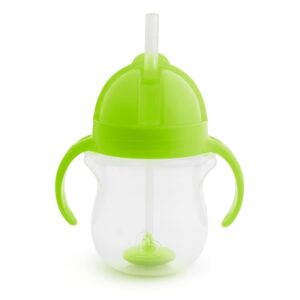 Read more about the article Munchkin® Any Angle™ Sippy Cup for Toddlers, Weighted Straw Trainer Cup with Click Lock™ Lid, 7 Ounce, Green