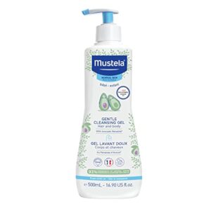 Read more about the article Mustela Baby Gentle Cleansing Gel – Baby Hair & Body Wash – with Natural Avocado fortified with Vitamin B5 – Biodegradable Formula & Tear-Free – 1 or 2-Pack – Various Sizes