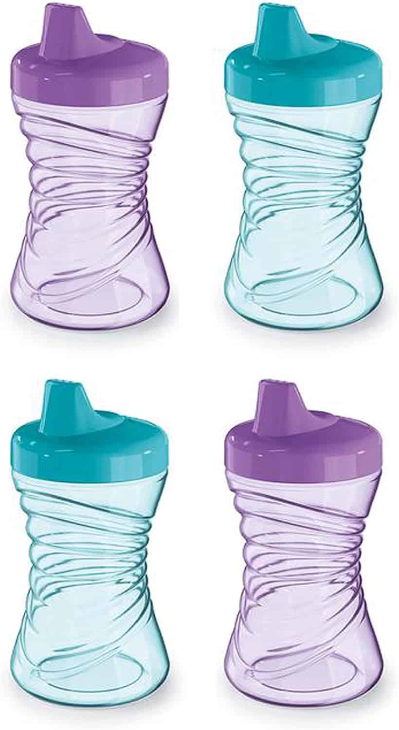 Read more about the article NUK Fun Grips Hard Spout Sippy Cup, 10 oz. | Easy to Hold, BPA Free, Spill Proof Toddler Cup, 4pk